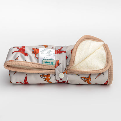 Ultra-Soft Bamboo Machine Washable and Wipeable Diaper Change Mat