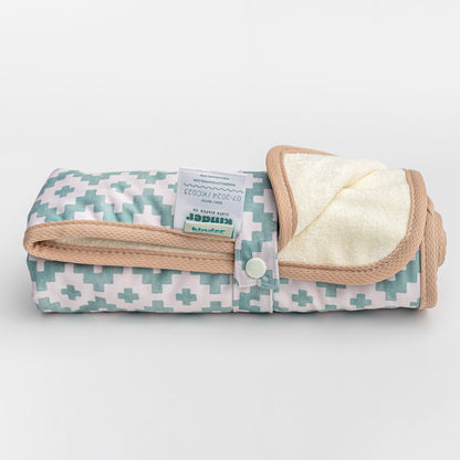 Ultra-Soft Bamboo Machine Washable and Wipeable Diaper Change Mat