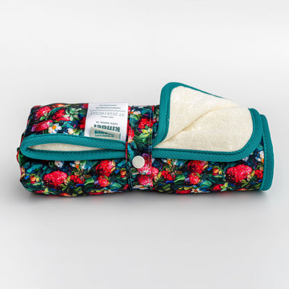 Ultra-Soft Bamboo Machine Washable and Wipeable Diaper Change Mat