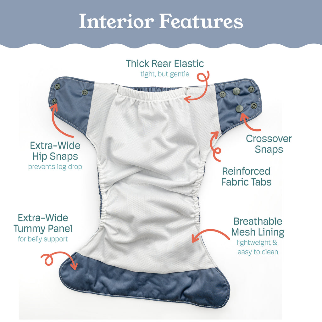 Barnyard Bees - Essential Pocket Diaper - Animals - One Size