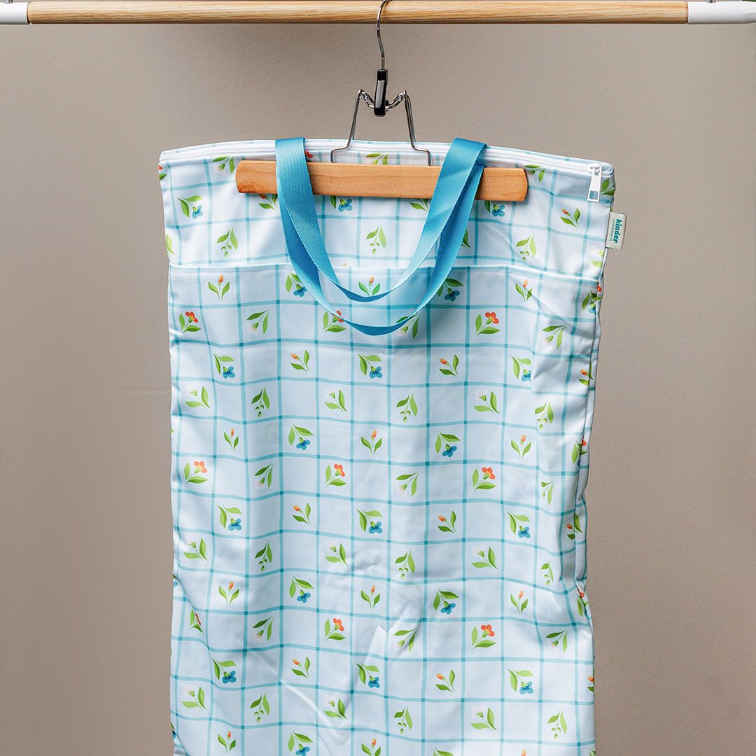 Isla Floral - Modern - Cloth - Diapers - Wet Bag - Kinder Cloth Diaper Co. - Pittsburgh - Based - Small - Business - Woman - Owned