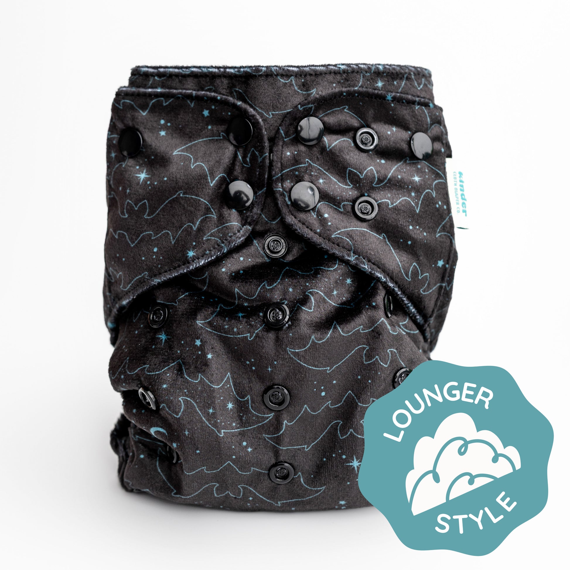 Its Freaking Bats - Modern - Cloth - Diapers - Pocket Diaper - Kinder Cloth Diaper Co. - Pittsburgh - Based - Small - Business - Woman - Owned