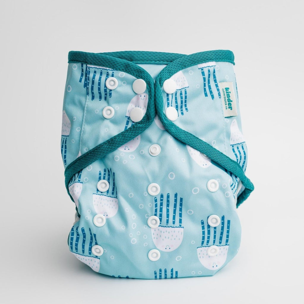 Jelly Jive - Modern - Cloth - Diapers - Diaper Cover - Kinder Cloth Diaper Co. - Pittsburgh - Based - Small - Business - Woman - Owned