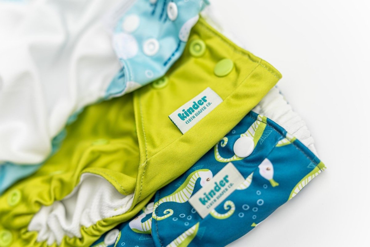 Reusable Swim Diapers with Athletic Wicking Jersey (7 - 60lbs) - Kinder Cloth Diaper Co. - modern reusable cloth diapers and more for birth to potty training - Pittsburgh Based Small Business