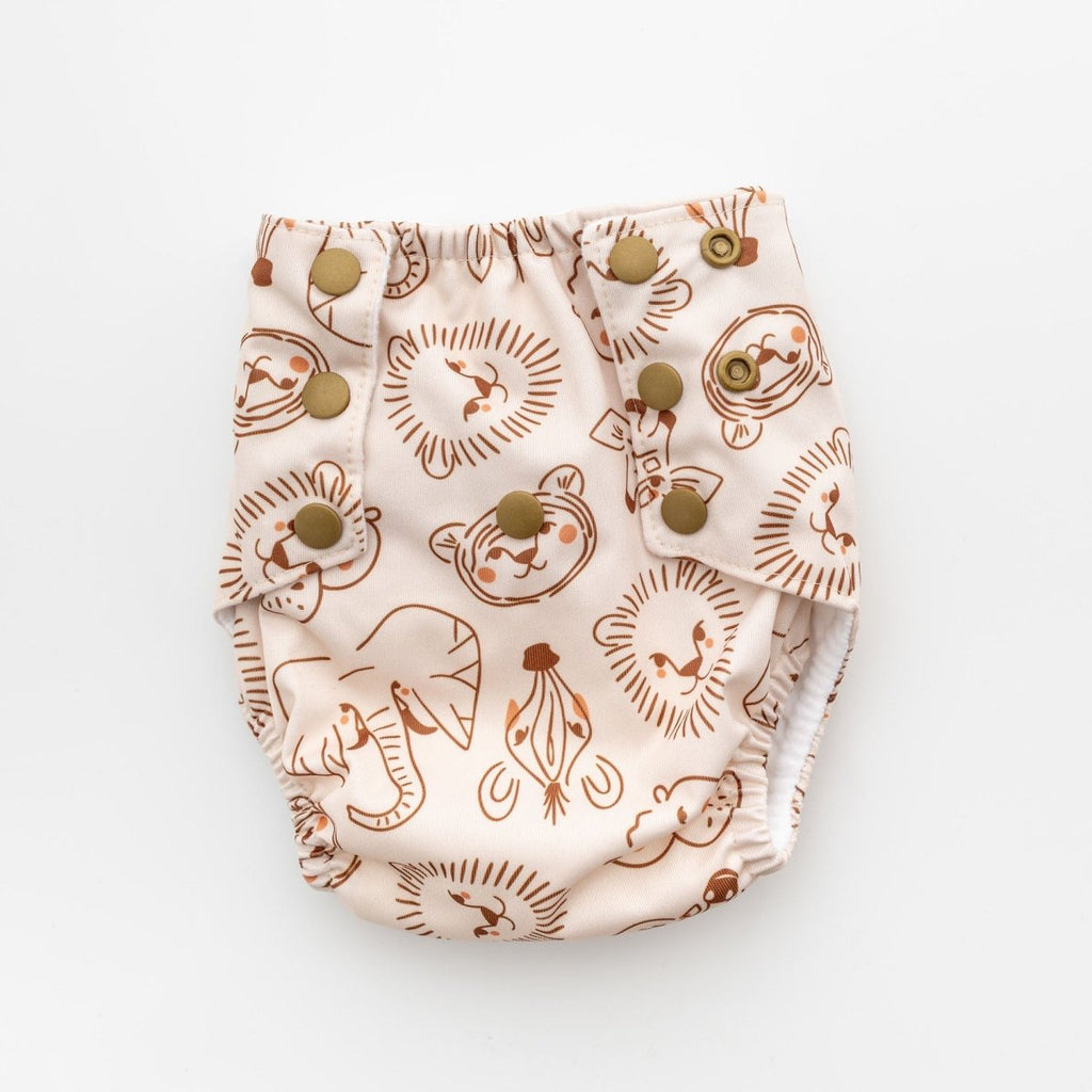 Jungle Giants - Modern - Cloth - Diapers - Training Pant - Kinder Cloth Diaper Co. - Pittsburgh - Based - Small - Business - Woman - Owned