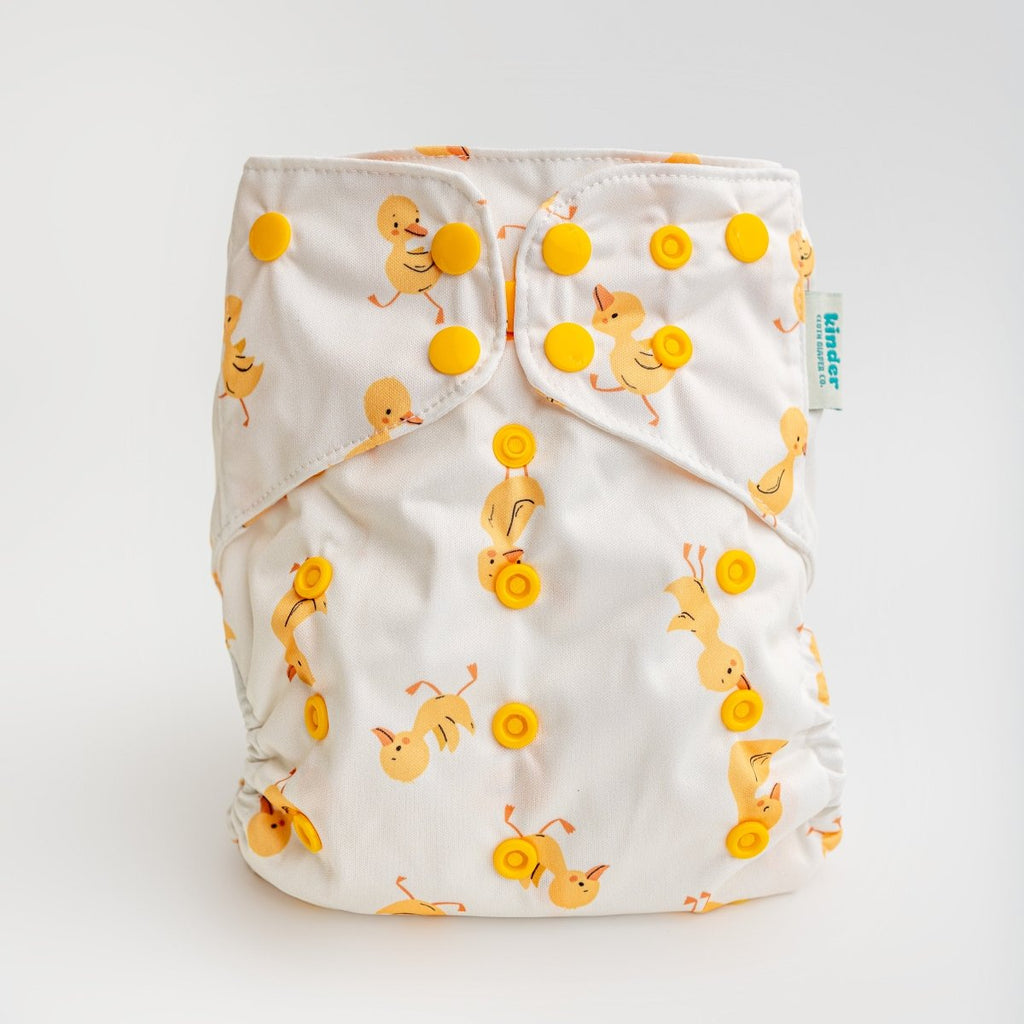 Just Ducky - Modern - Cloth - Diapers - Pocket Diaper - Kinder Cloth Diaper Co. - Pittsburgh - Based - Small - Business - Woman - Owned