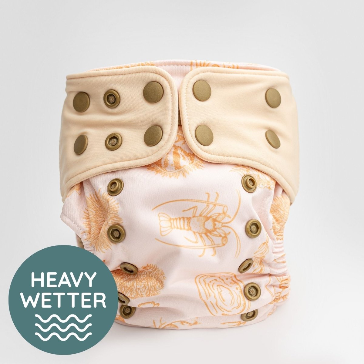 Kaikoura by Kekoa in Nectar - Modern - Cloth - Diapers - Cloth Diaper - Kinder Cloth Diaper Co. - Pittsburgh - Based - Small - Business - Woman - Owned
