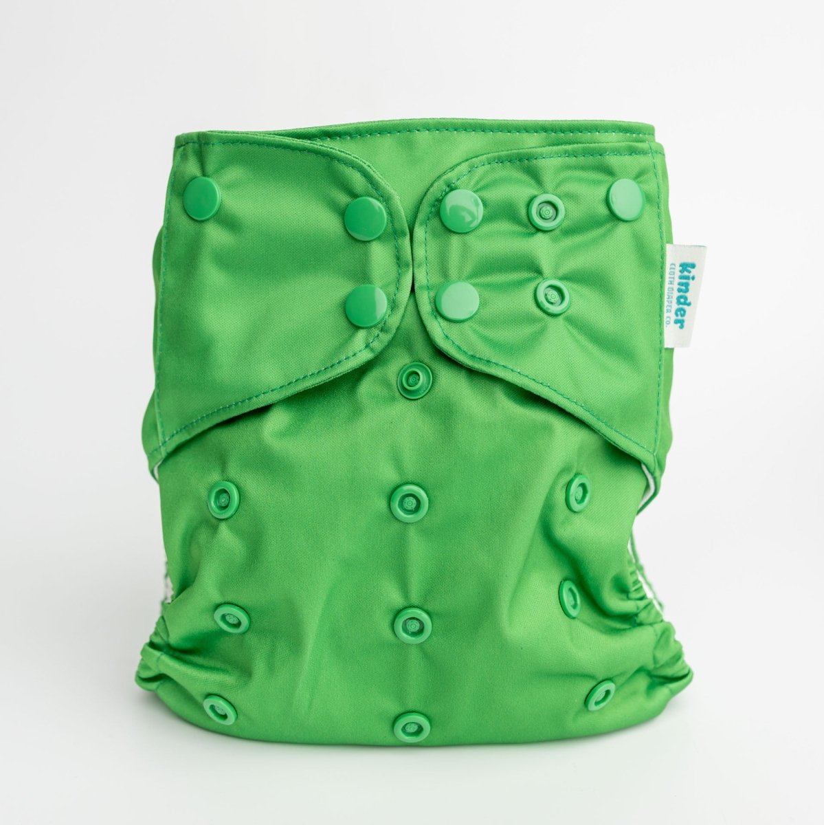 Kelly Green - Modern - Cloth - Diapers - Pocket Diaper - Kinder Cloth Diaper Co. - Pittsburgh - Based - Small - Business - Woman - Owned