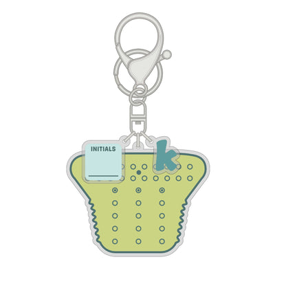 Cloth Diaper Snap Setting Keychain, Daycare Friendly Acrylic Guide for One Size Diapers