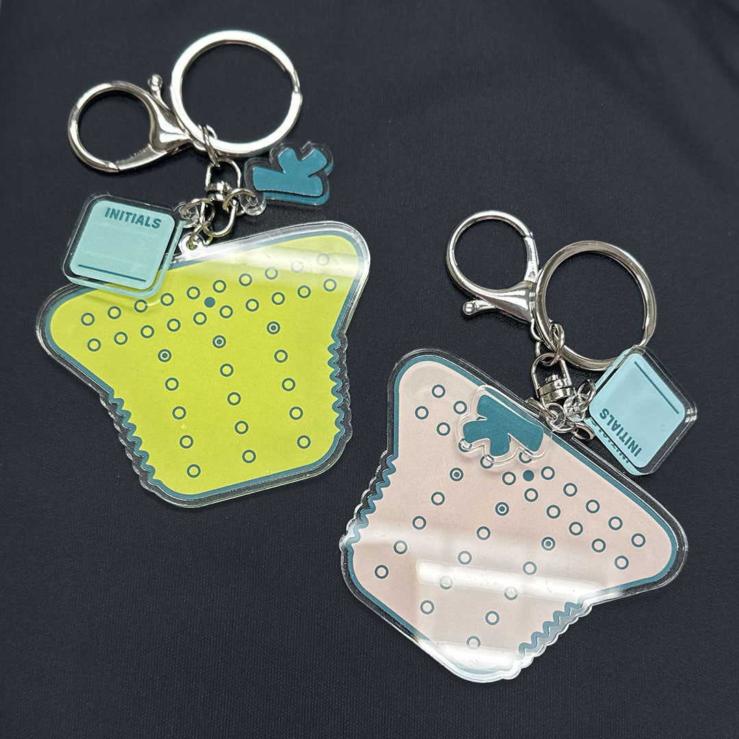 Cloth Diaper Snap Setting Keychain, Daycare Friendly Acrylic Guide for One Size Diapers