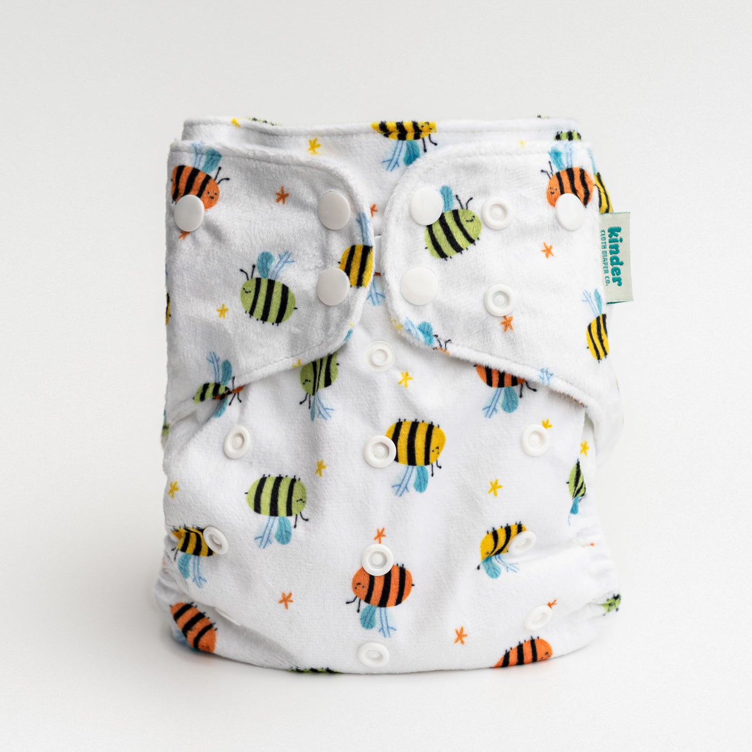 Patterned Lounger Pocket Cloth Diaper — Minky Fleece with Athletic Wicking Jersey