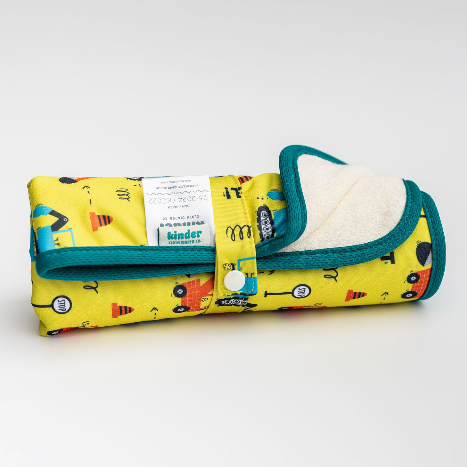 Ultra-Soft Bamboo Machine Washable and Wipeable Diaper Change Mat