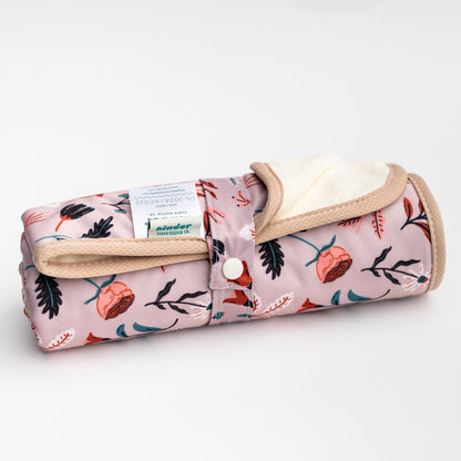 Ultra-Soft Bamboo Machine Washable and Wipeable Diaper Change Mat