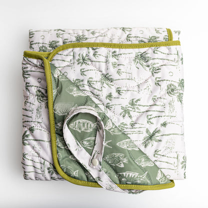 Anywhere Adventure Play Mat, Featuring Quilted Wipeable Machine Washable Fabric