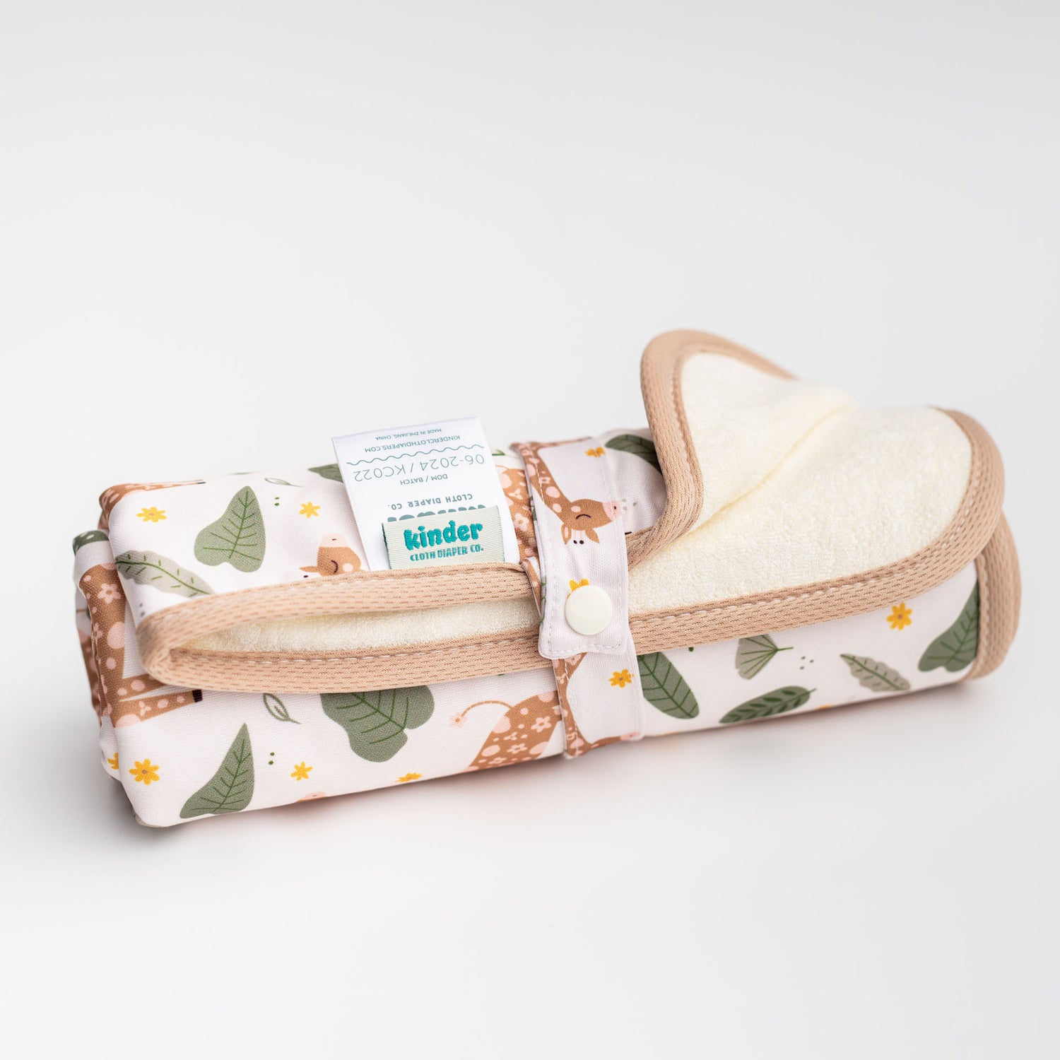 Ultra-Soft Bamboo Machine Washable and Wipeable Diaper Change Mat