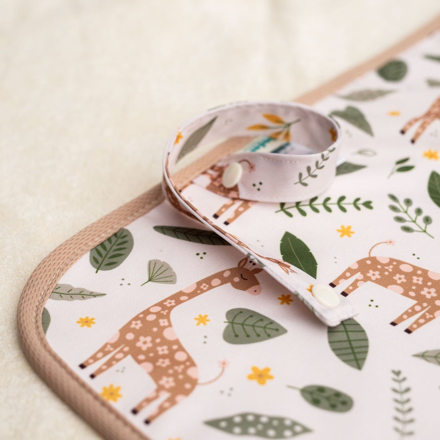 Ultra-Soft Bamboo Machine Washable and Wipeable Diaper Change Mat