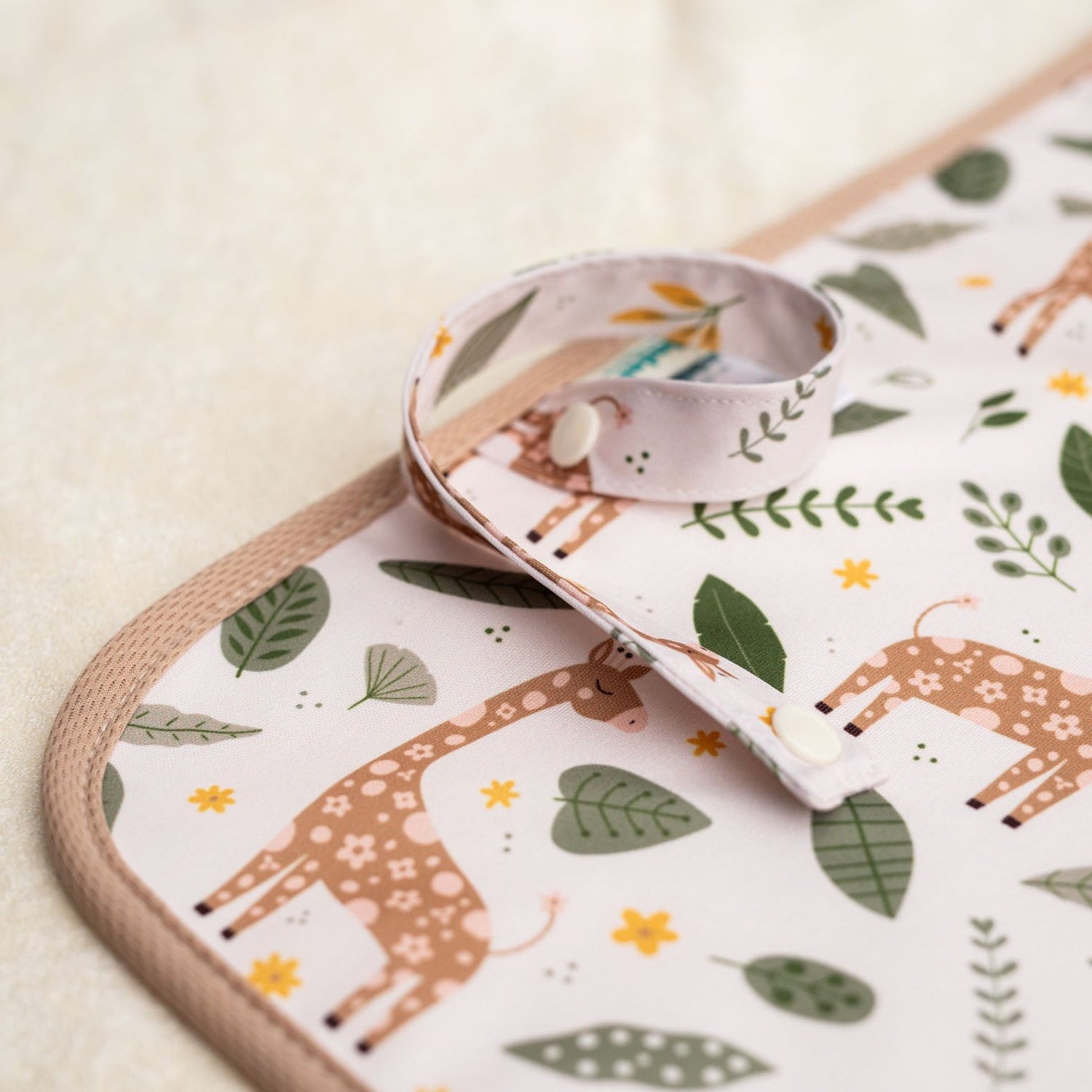 Ultra-Soft Bamboo Machine Washable and Wipeable Diaper Change Mat