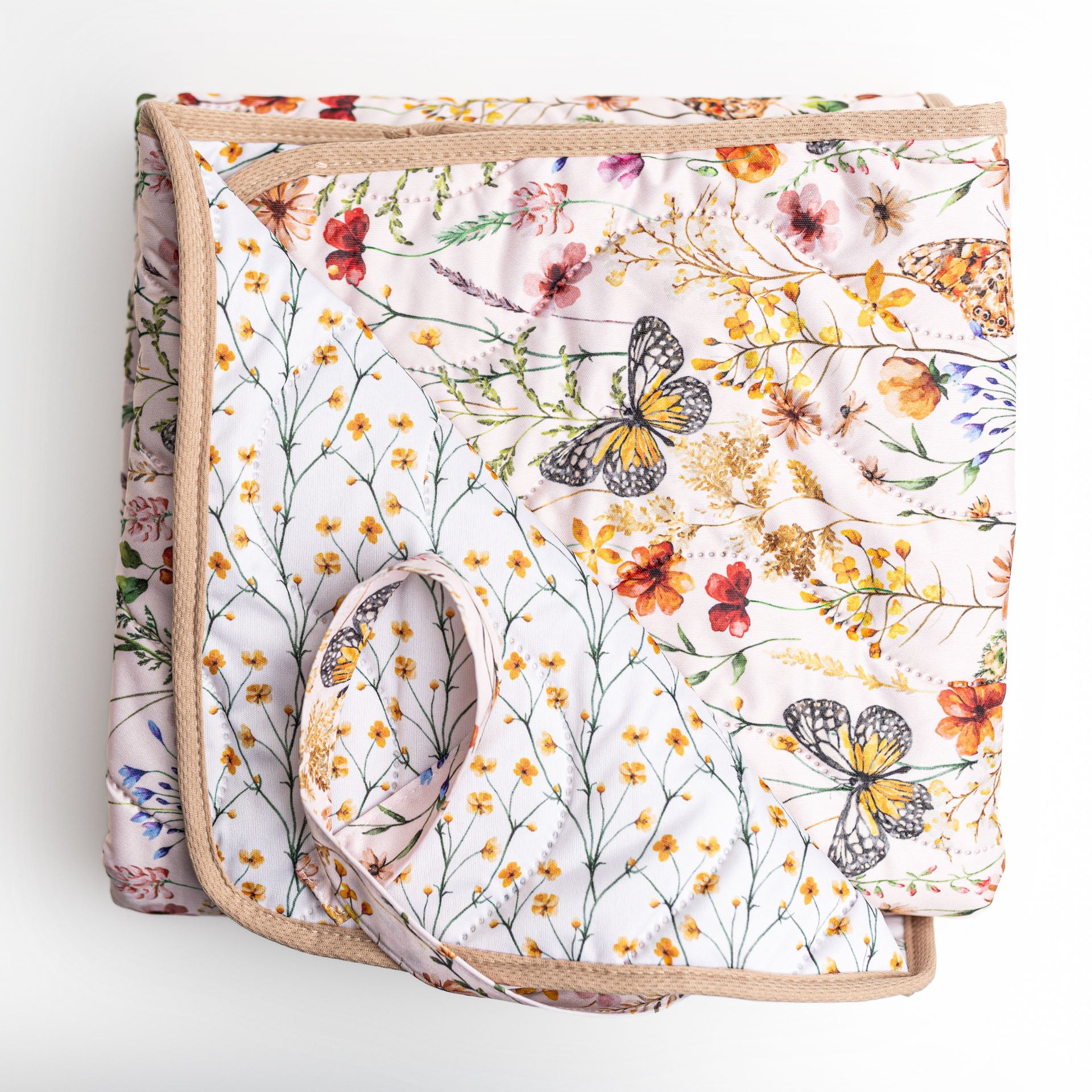 Anywhere Adventure Play Mat, Featuring Quilted Wipeable Machine Washable Fabric
