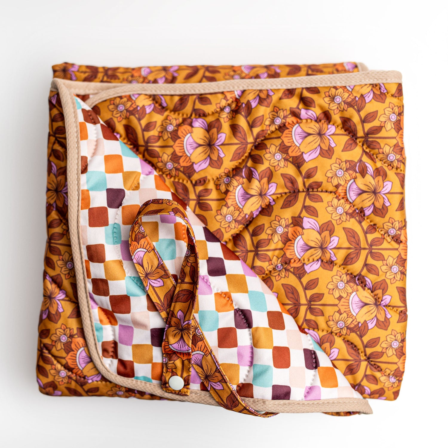 Anywhere Adventure Play Mat, Featuring Quilted Wipeable Machine Washable Fabric