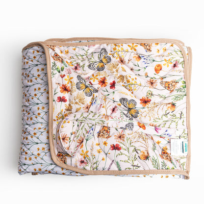 Anywhere Adventure Play Mat, Featuring Quilted Wipeable Machine Washable Fabric