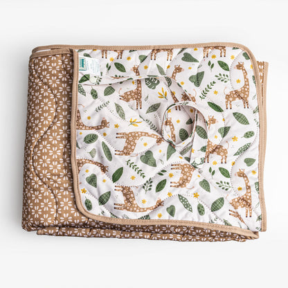 Anywhere Adventure Play Mat, Featuring Quilted Wipeable Machine Washable Fabric