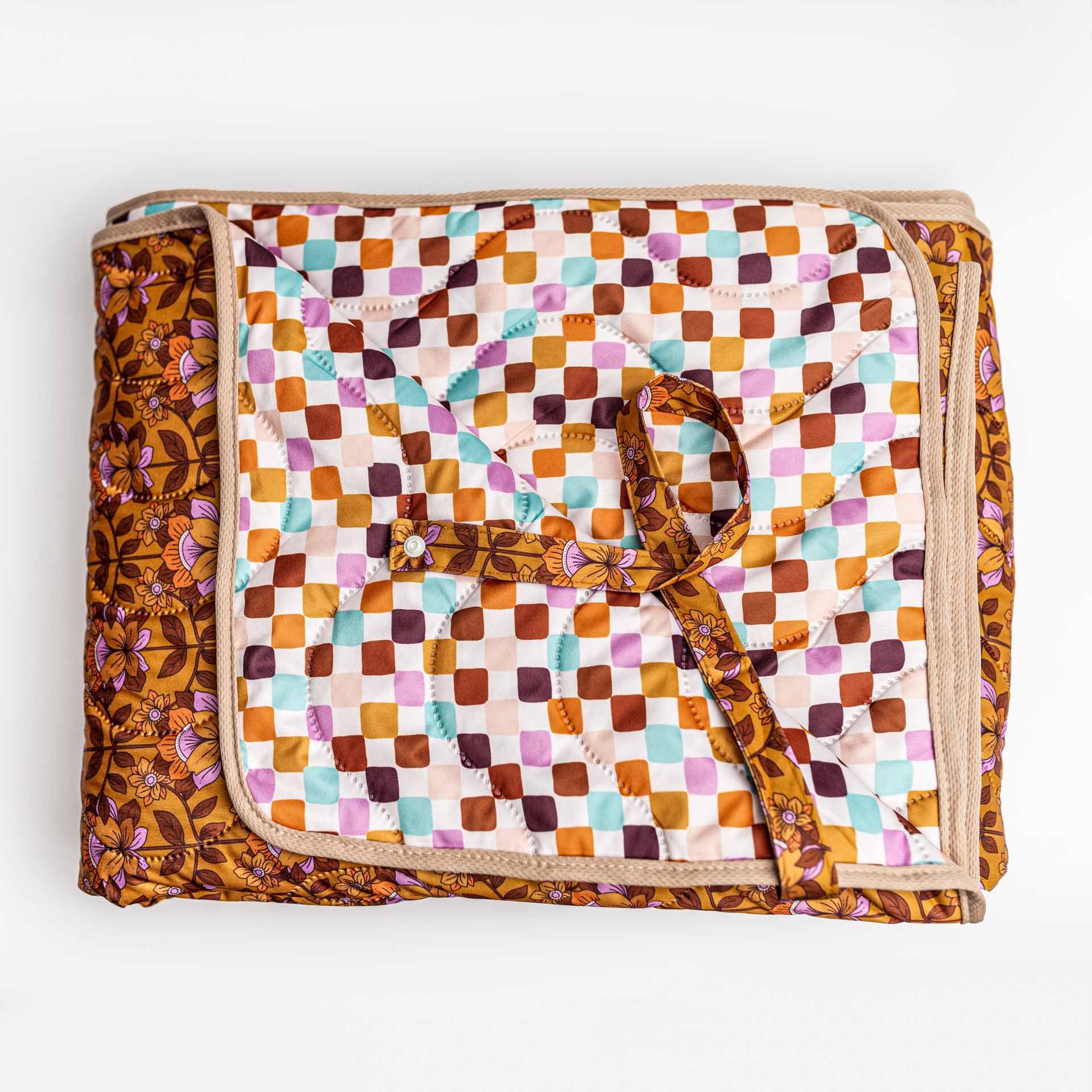 Anywhere Adventure Play Mat, Featuring Quilted Wipeable Machine Washable Fabric