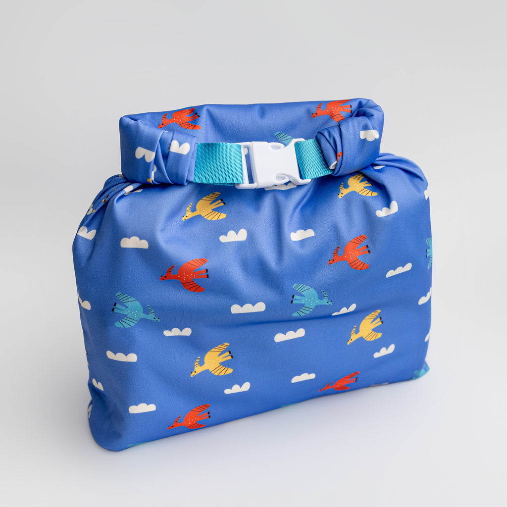 Roll Top Space Saver Water Resistant Small Wet Bag Travel Storage Bag