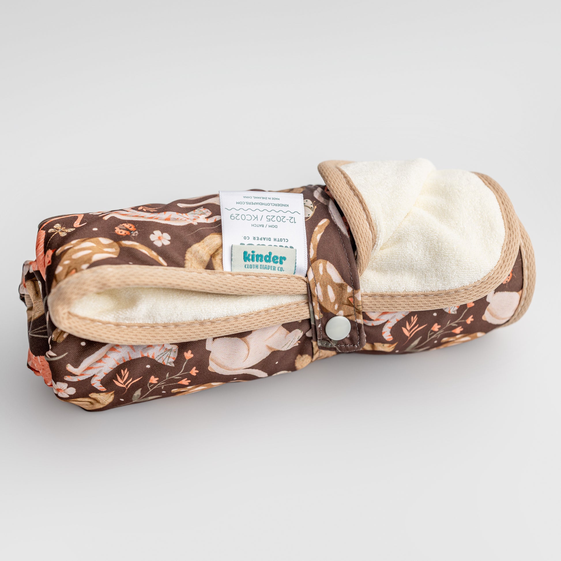 Ultra-Soft Bamboo Machine Washable and Wipeable Diaper Change Mat