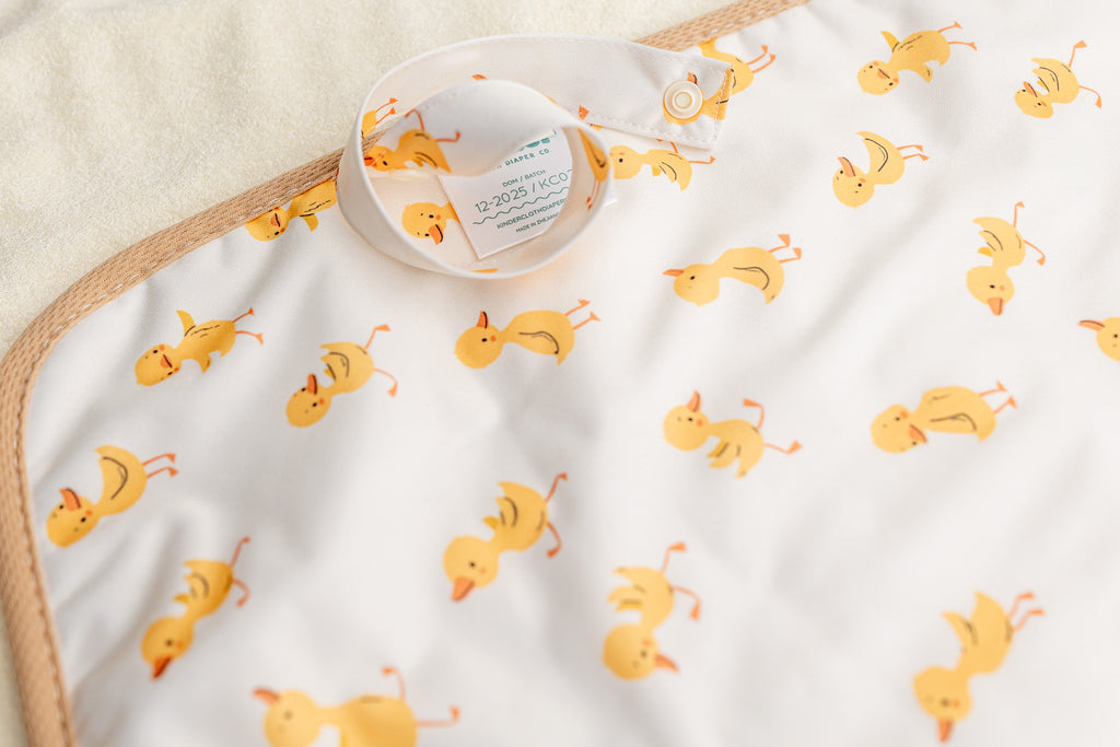 Ultra-Soft Bamboo Machine Washable and Wipeable Diaper Change Mat