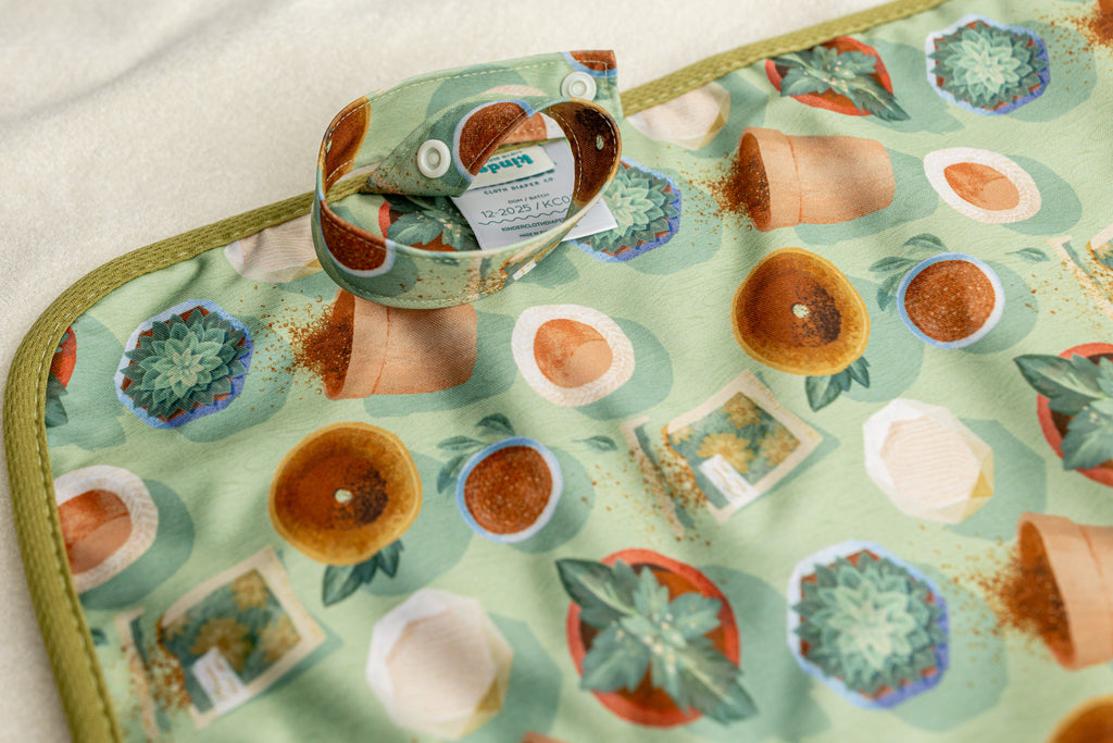 Ultra-Soft Bamboo Machine Washable and Wipeable Diaper Change Mat