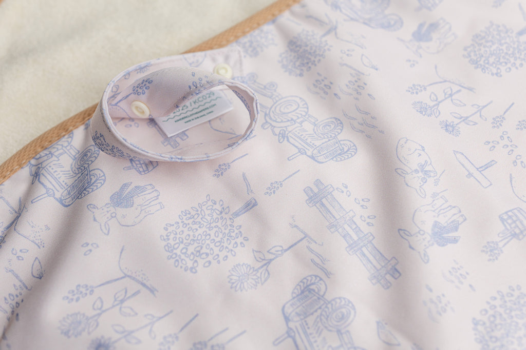 Ultra-Soft Bamboo Machine Washable and Wipeable Diaper Change Mat