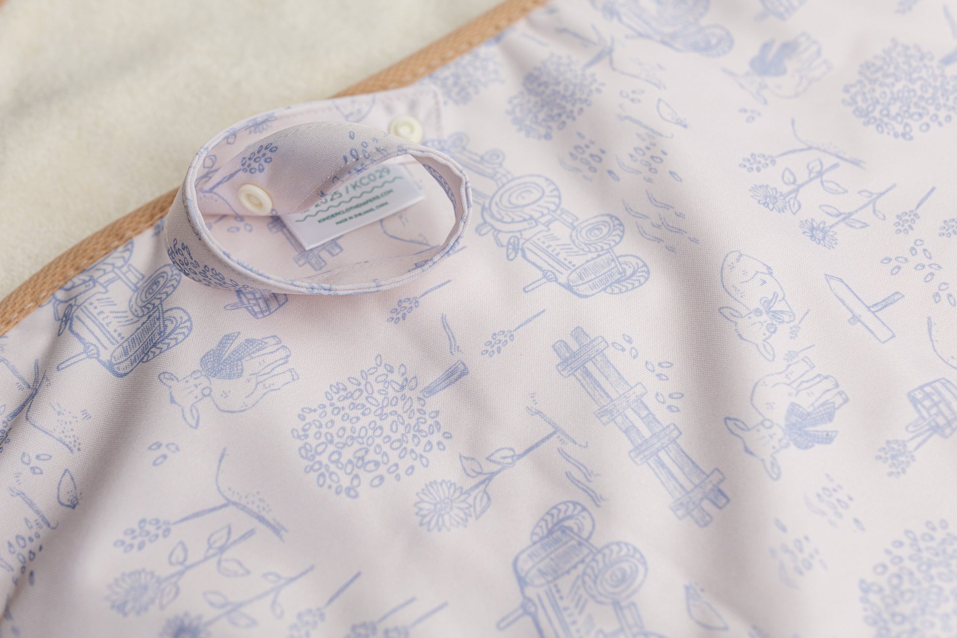 Ultra-Soft Bamboo Machine Washable and Wipeable Diaper Change Mat