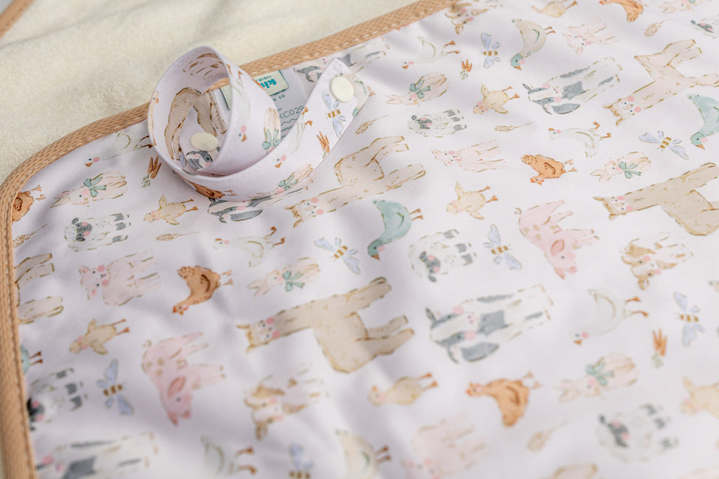 Ultra-Soft Bamboo Machine Washable and Wipeable Diaper Change Mat