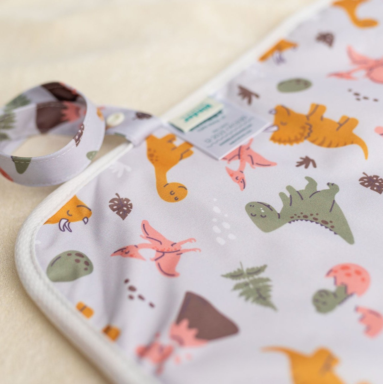 Ultra-Soft Bamboo Machine Washable and Wipeable Diaper Change Mat