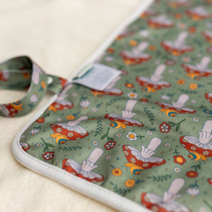 Ultra-Soft Bamboo Machine Washable and Wipeable Diaper Change Mat