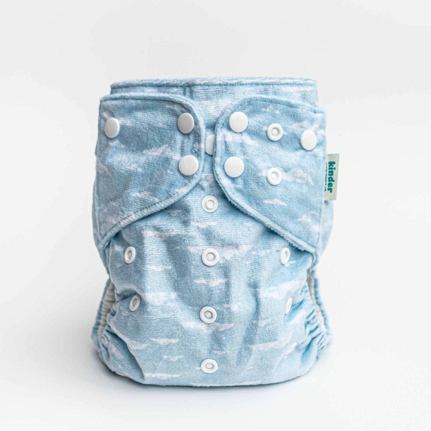 Patterned Lounger Pocket Cloth Diaper — Minky Fleece with Athletic Wicking Jersey