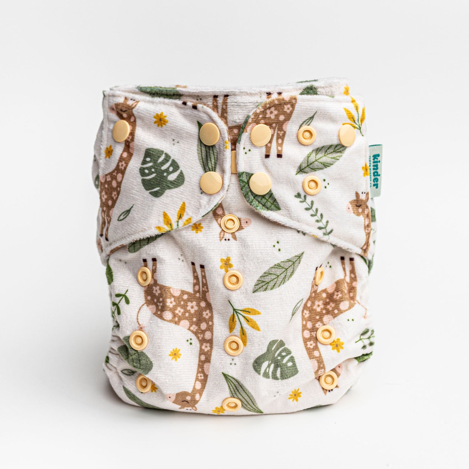 Patterned Lounger Pocket Cloth Diaper — Minky Fleece with Athletic Wicking Jersey