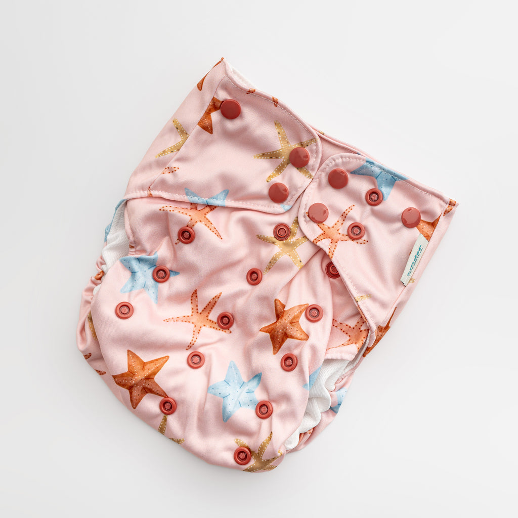 Reusable Swim Diapers with Athletic Wicking Jersey (7-60lbs)