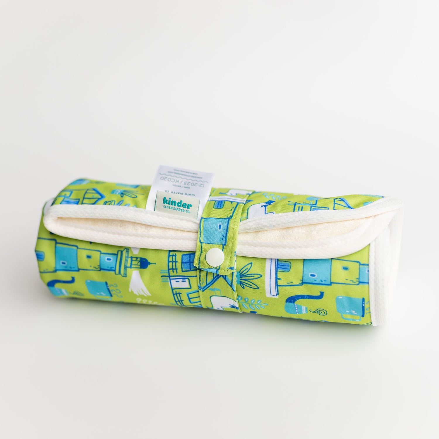 Ultra-Soft Bamboo Machine Washable and Wipeable Diaper Change Mat