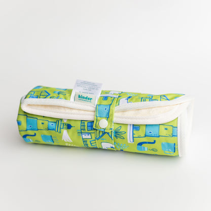 Ultra-Soft Bamboo Machine Washable and Wipeable Diaper Change Mat