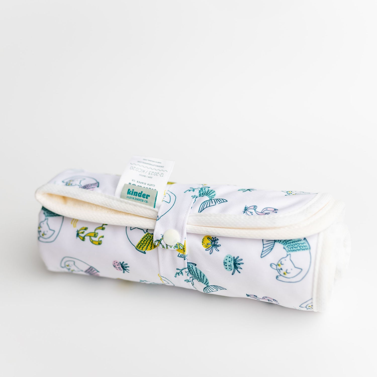 Ultra-Soft Bamboo Machine Washable and Wipeable Diaper Change Mat