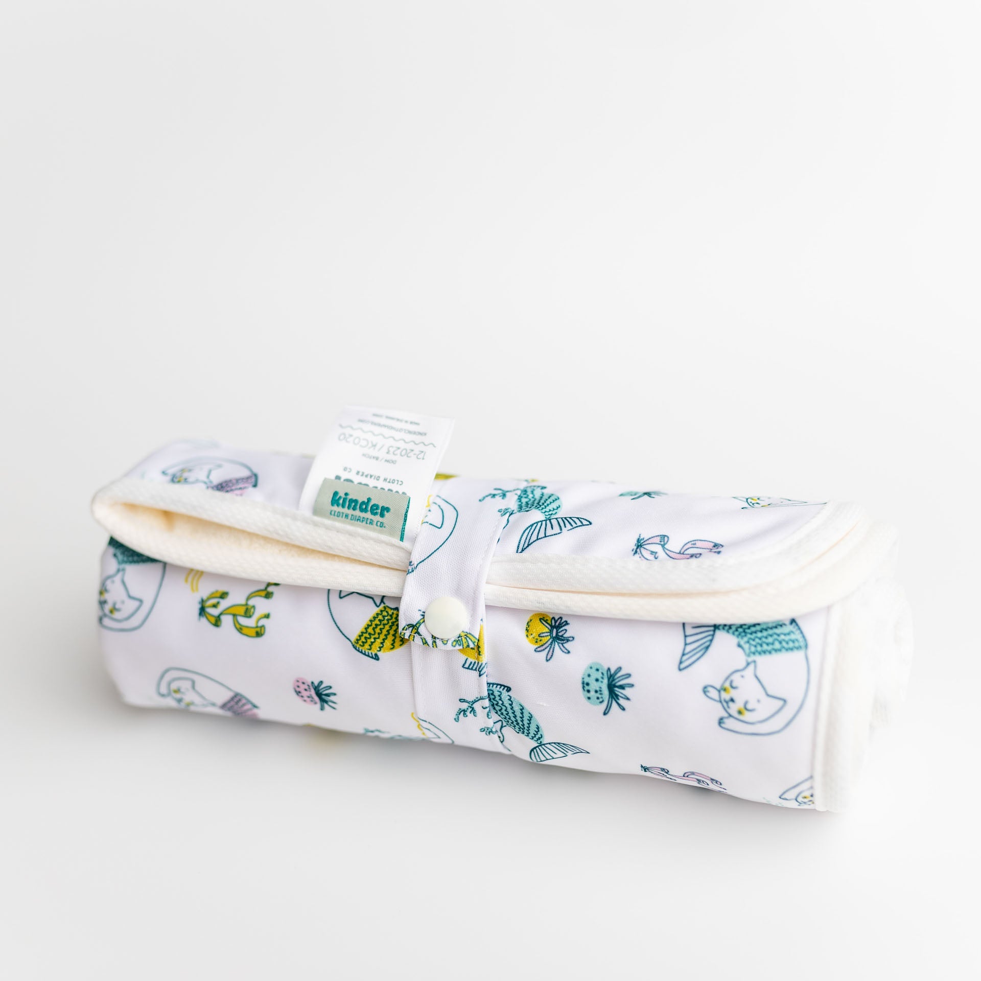 Ultra-Soft Bamboo Machine Washable and Wipeable Diaper Change Mat