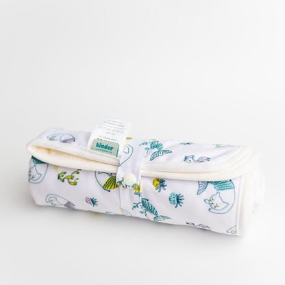 Ultra-Soft Bamboo Machine Washable and Wipeable Diaper Change Mat