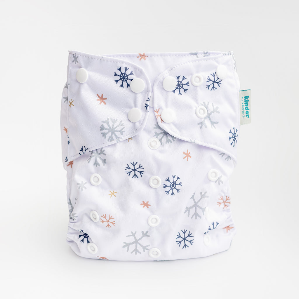 Nature: Essentials Pocket Cloth Diaper with Athletic Wicking Jersey, Grows with your Baby