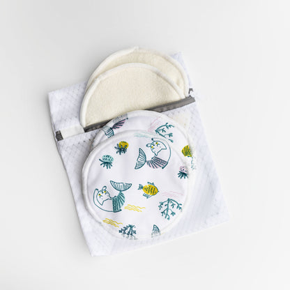 Bamboo Viscose Machine Washable Nursing Pad Liner Sets
