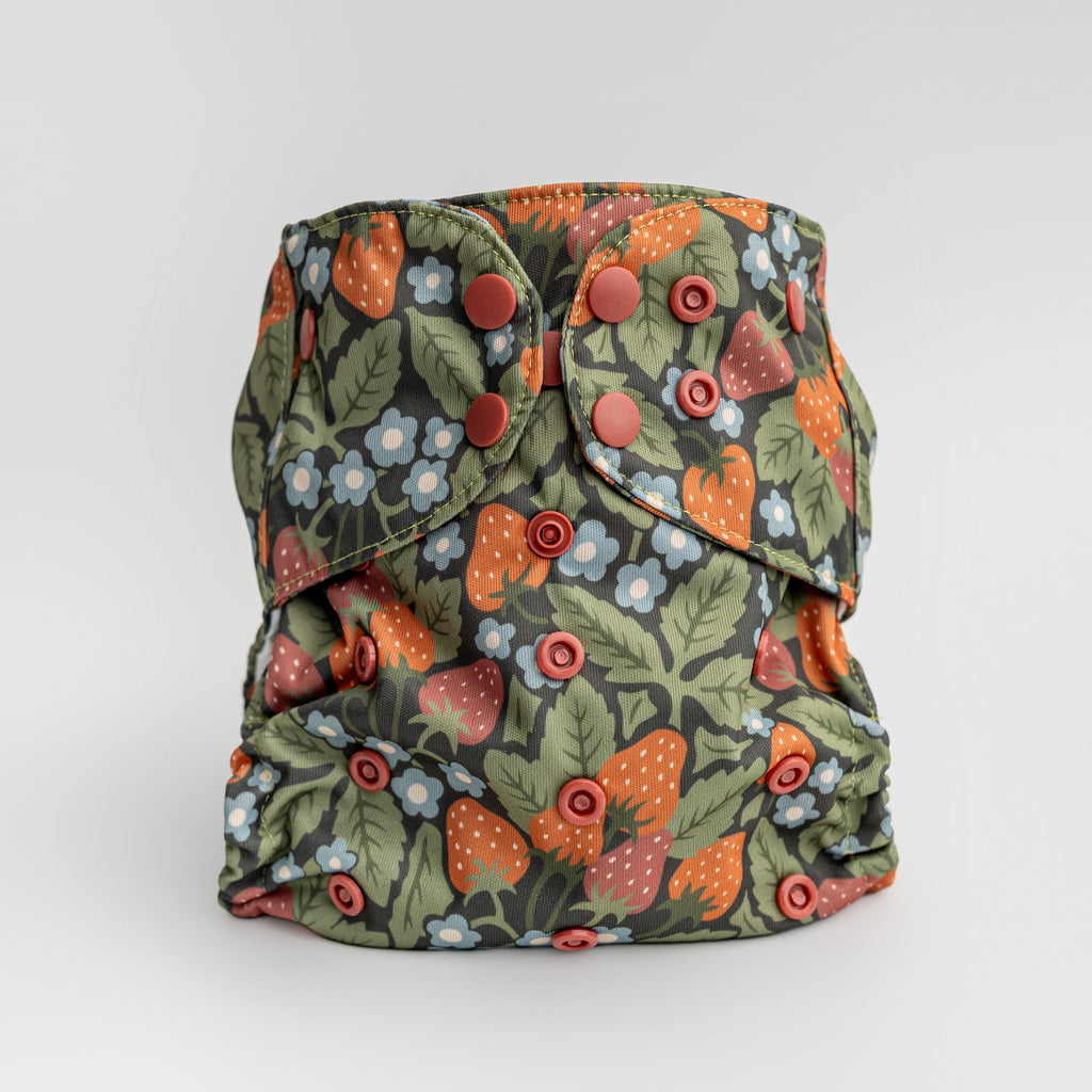 Luxe Pocket Cloth Diaper with Dual Inner Gussets and Athletic Wicking Jersey