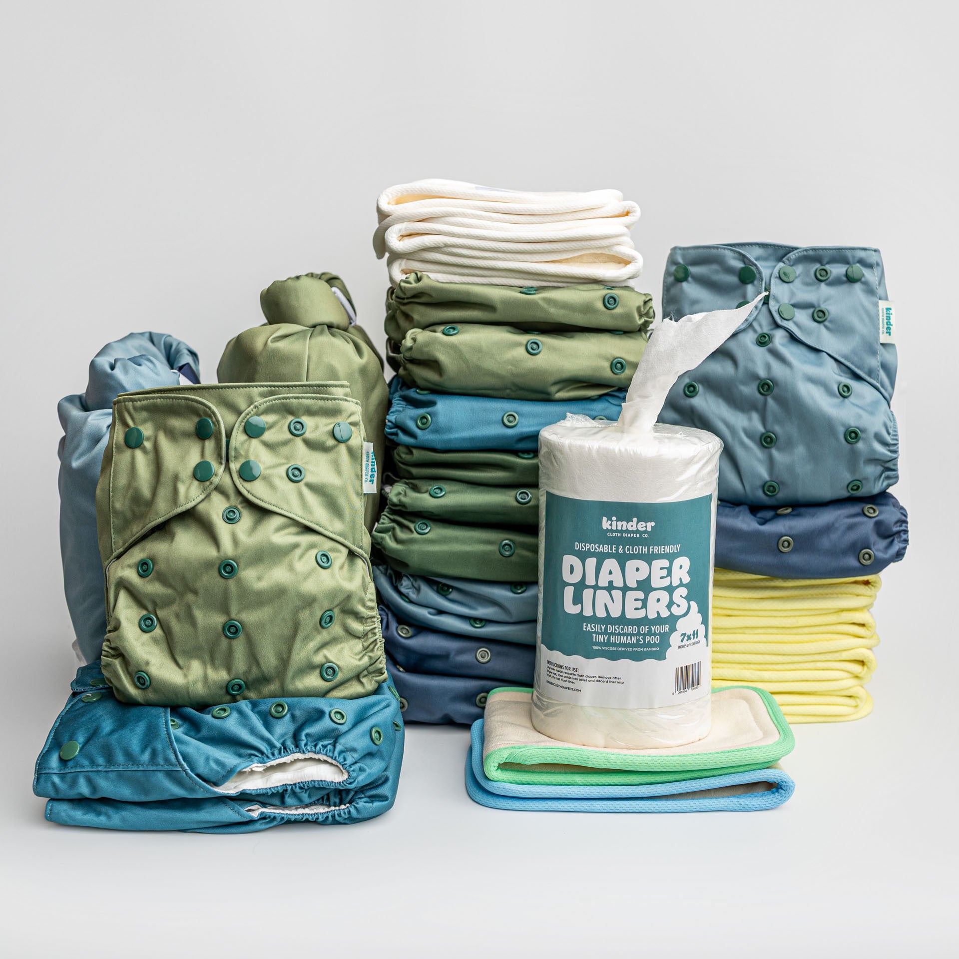 Coastal Calm - 15-Pack New Parent Starter Bundle