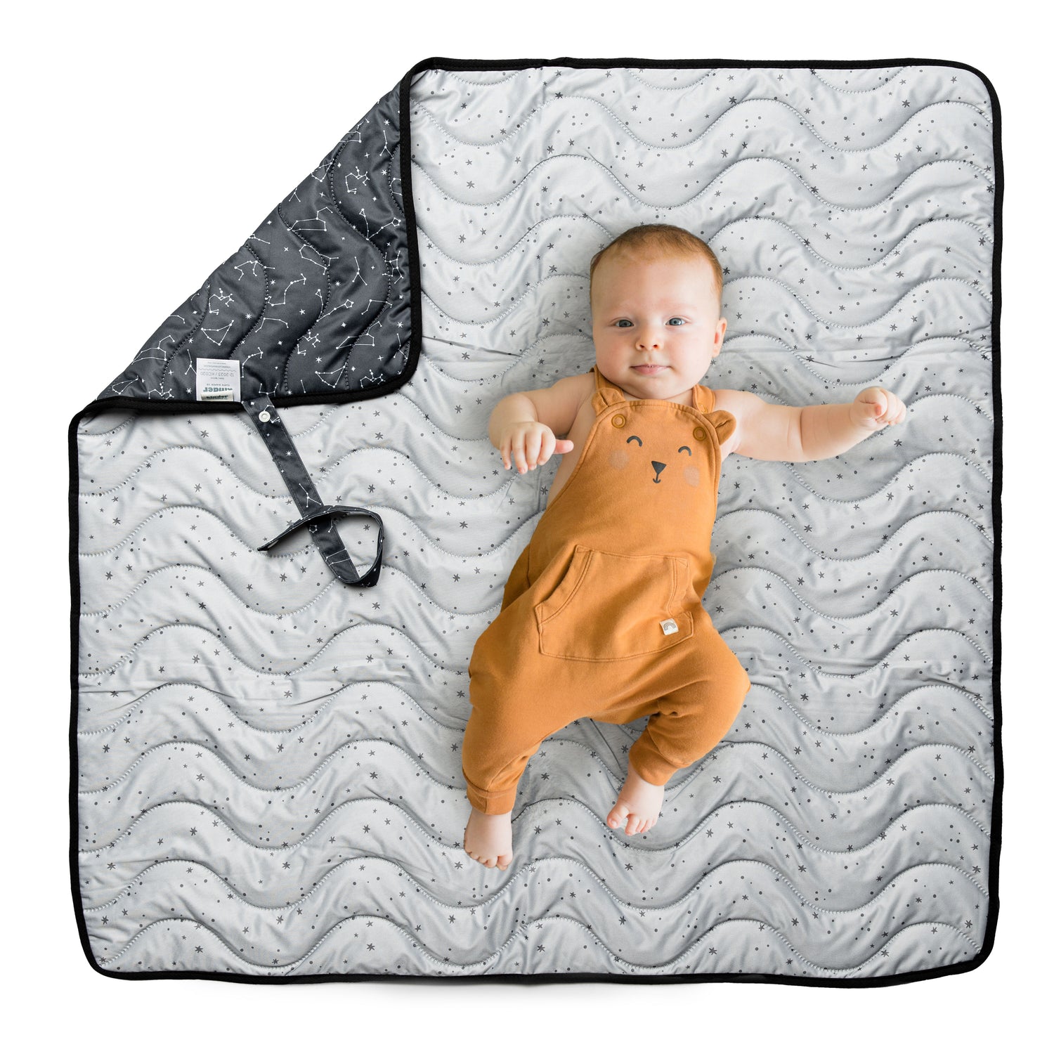 Anywhere Adventure Play Mat, Featuring Quilted Wipeable Machine Washable Fabric