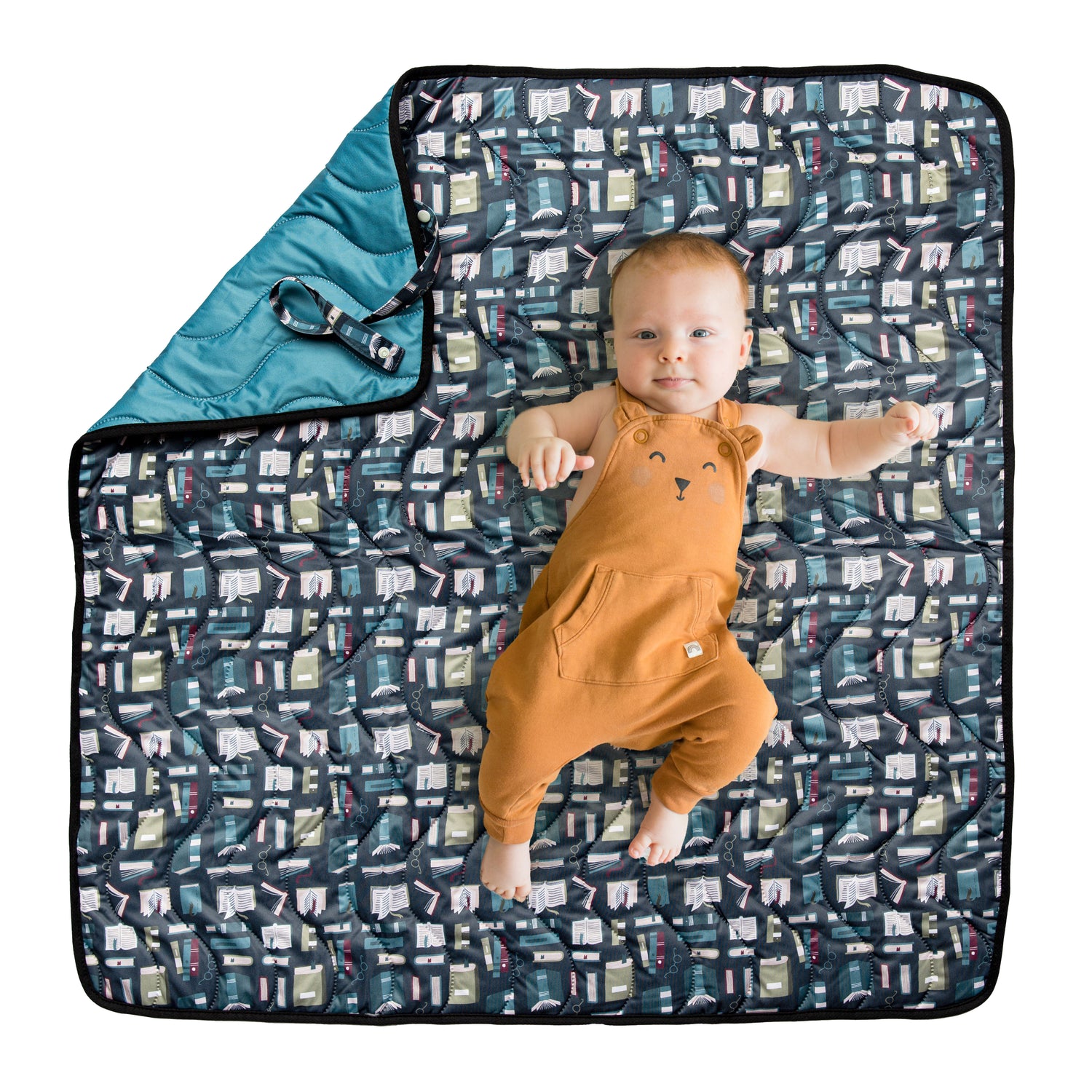 Anywhere Adventure Play Mat, Featuring Quilted Wipeable Machine Washable Fabric