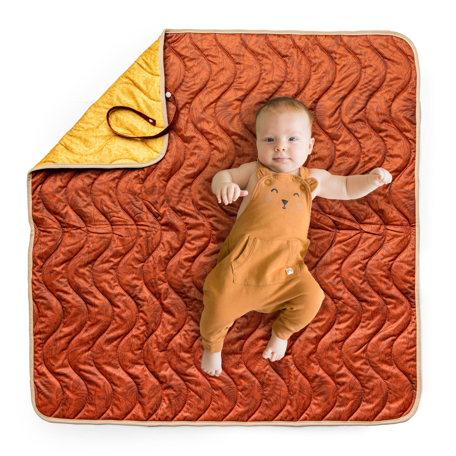 Anywhere Adventure Play Mat, Featuring Quilted Wipeable Machine Washable Fabric